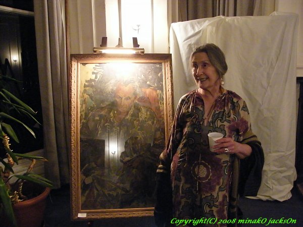 Fanchon with portrait of Herbert