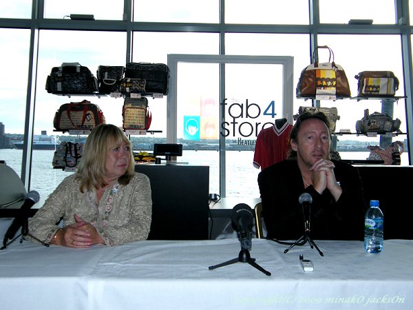 Cynthia Lennon and Julian Lennon