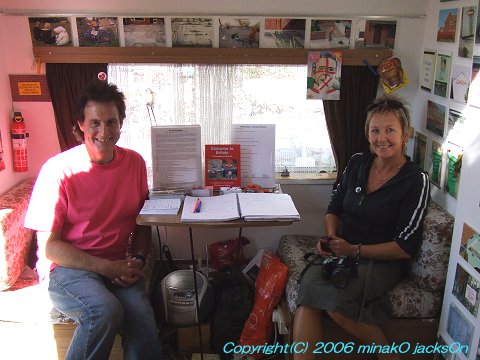 Inside the Caravan; Mr & Mrs Teasdale